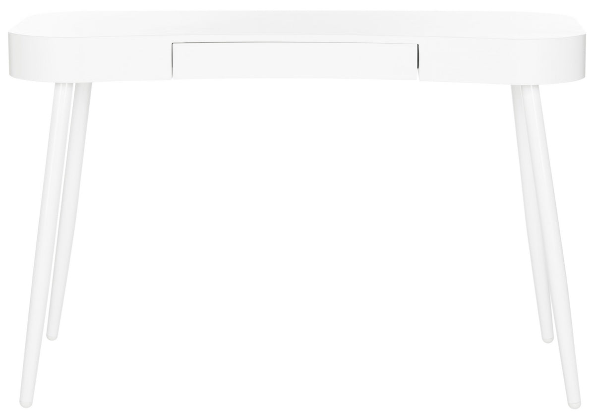 Safavieh Madan Mid Century Scandinavian One Drawer Desk | Desks | Modishstore - 1