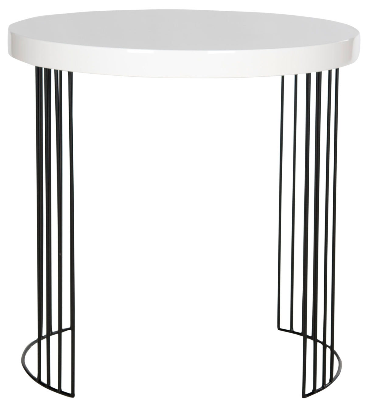 Safavieh Kelly Mid Century Scandinavian Lacquer Side Table | Side Tables | Modishstore - 1