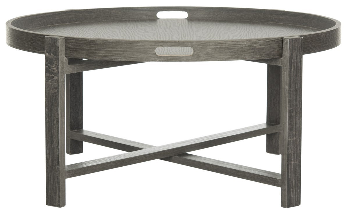 Safavieh Cursten Retro Mid Century Wood Tray Top Coffee Table | Coffee Tables | Modishstore - 1