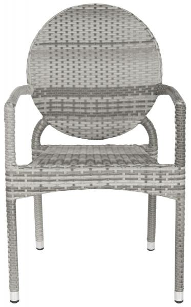 Safavieh Valdez Stackable Arm Chair | Outdoor Chairs |  Modishstore  - 5