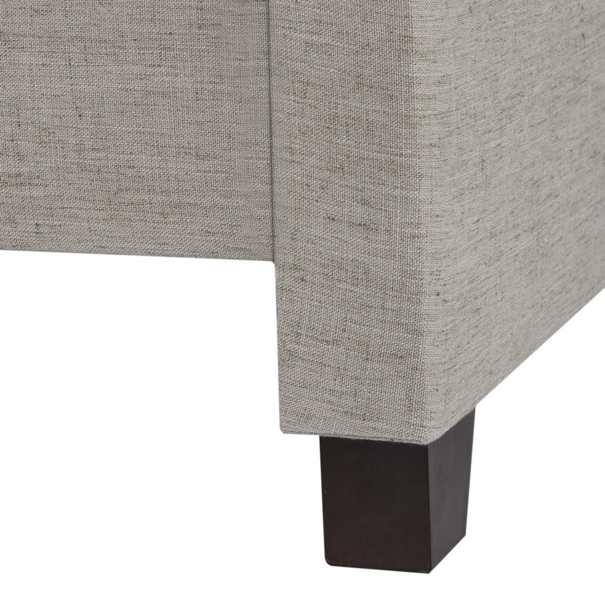 Safavieh Theron Bed Full Size - Light Grey | Beds | Modishstore - 4
