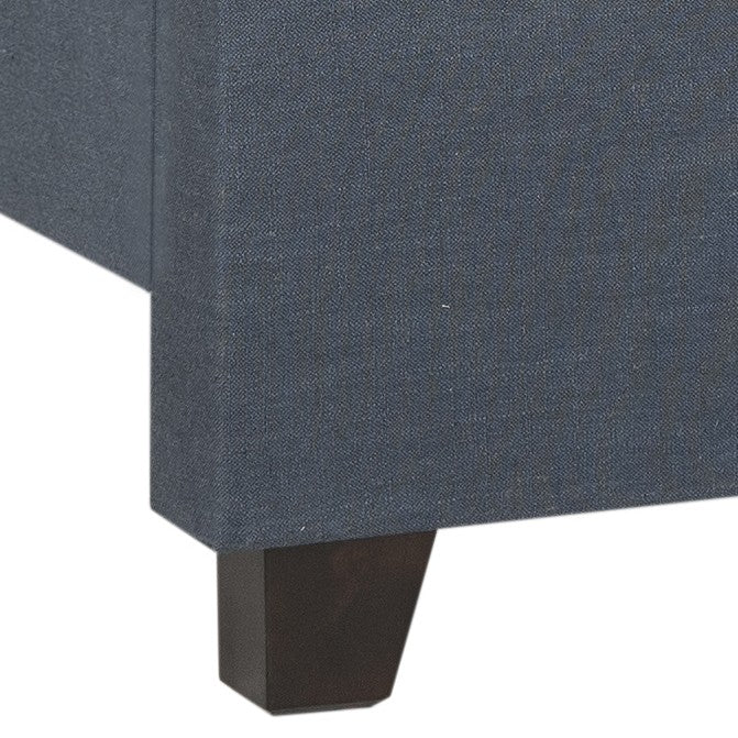 Safavieh Blanchett Bed Full Size - Navy | Beds | Modishstore - 5