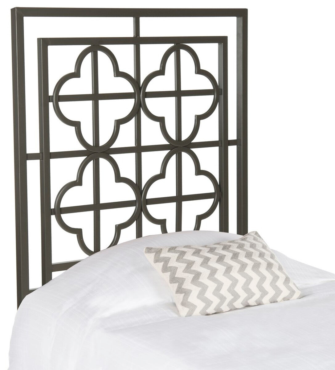Safavieh Lucinda Headboard Twin Size - Gunmetal | Headboards | Modishstore - 2