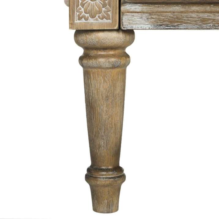 Safavieh Leandra Linen French Country Settee | Loveseats | Modishstore - 3