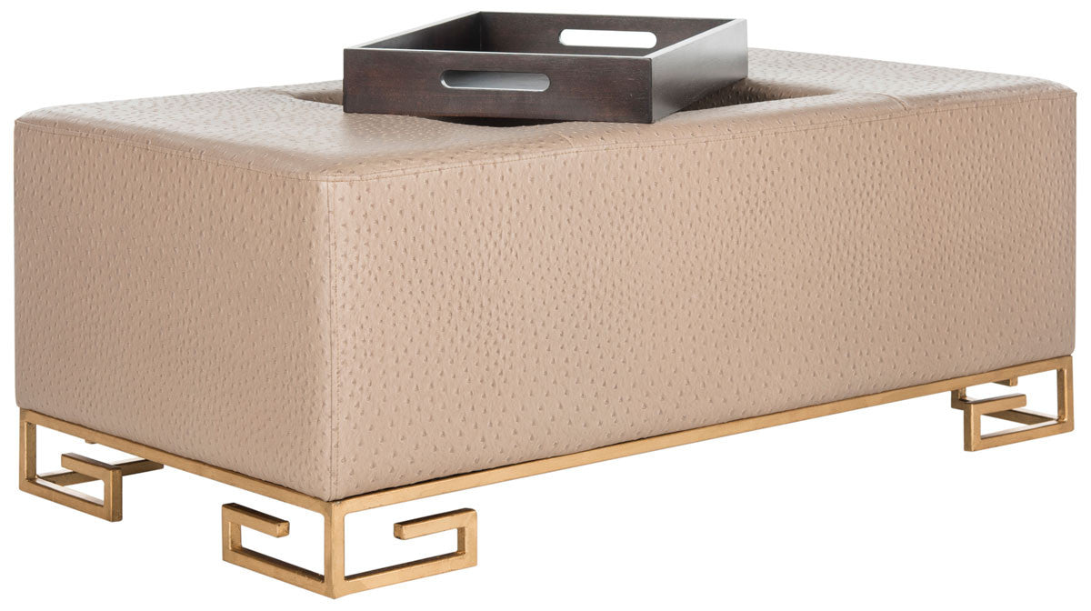 Safavieh Julian Faux Ostrich Tray Ottoman/Coffee Table | Coffee Tables | Modishstore - 17