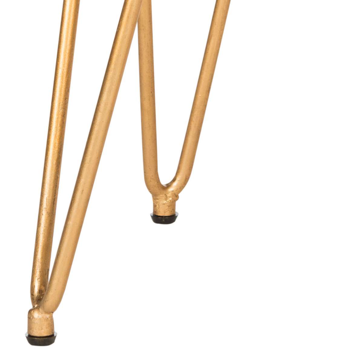 Safavieh Jenine Faux Ostrich Round Bench - Cream Pu | Benches | Modishstore - 3