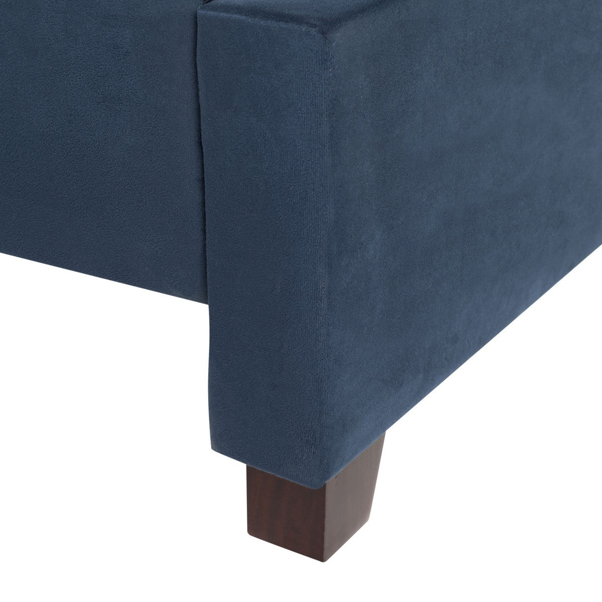 Safavieh Beckham Bed Full Size - Navy | Beds | Modishstore - 4
