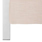 Safavieh Walden Modern Tufted Linen Chrome Accent Chair | Accent Chairs |  Modishstore  - 3