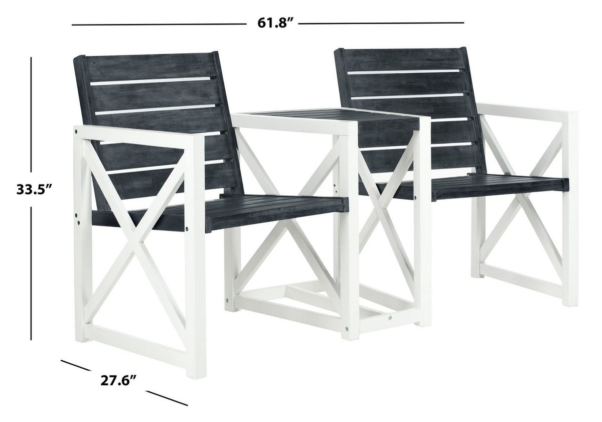 Safavieh Jovanna 2 Seat Bench | Outdoor Stools & Benches | Modishstore - 10