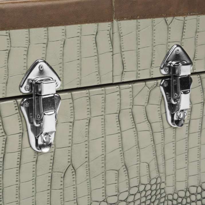 Safavieh Zoe Coffee Table Storage Trunk With Wine Rack | Cabinets | Modishstore - 12