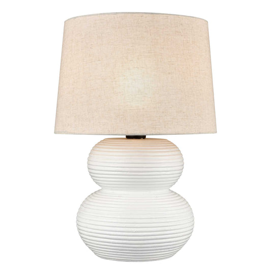 Phillipa 25'' High 1-Light Outdoor Table Lamp - Matte White By ELK |Table Lamps |Modishstore 