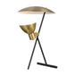 Wyman Square 19'' High 1-Light Desk Lamp - Satin Gold By ELK |Table Lamps |Modishstore - 4