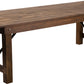 Flash Furniture Hercules Series Antique Rustic Solid Pine Folding Farm Table | Dining Tables | Modishstore-4