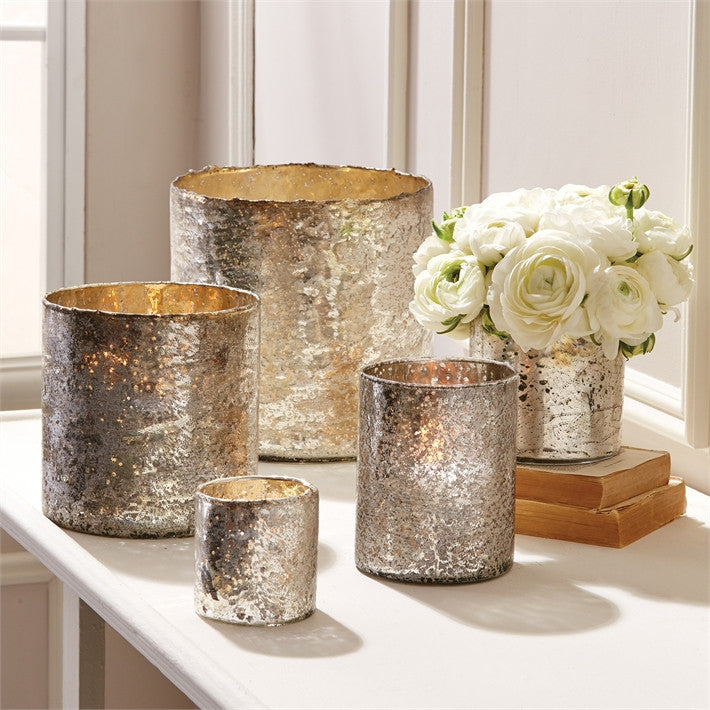 Tozai Home Candleholders - Silver - Set/10 | Candle Holders | Modishstore - 2