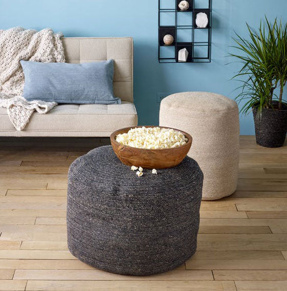 Melia Pouf-Narrow by Texture Designideas | Poufs | Modishstore-3