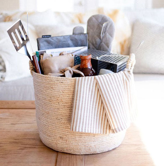 Maiz Basket w/handles-Large Set of 2 by Texture Designideas | Bins, Baskets & Buckets | Modishstore-7