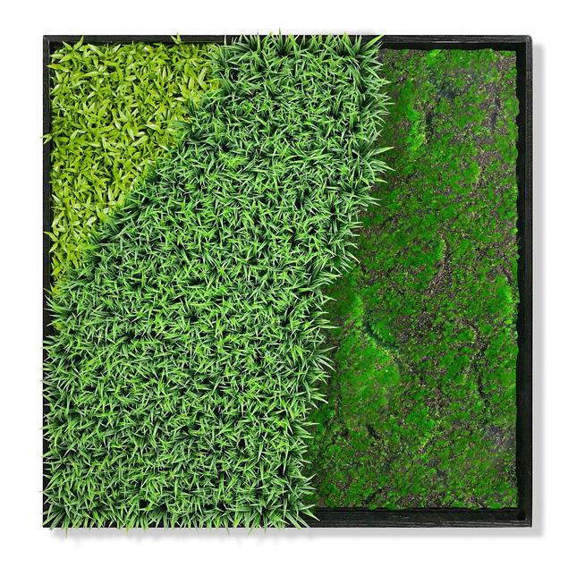 Green Wall, "Wave Texture 4" By Gold Leaf Design Group | Green Wall | Modishstore - 6
