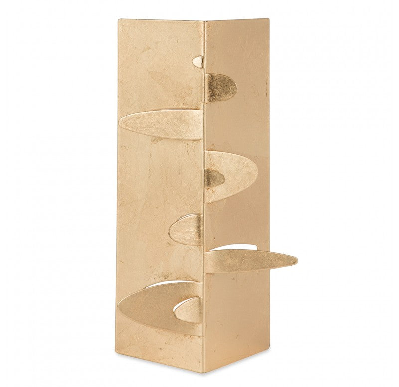 Oru Geo Sculpture, Gilded, 11.7''H by Gold Leaf Design Group | Sculptures | Modishstore - 2