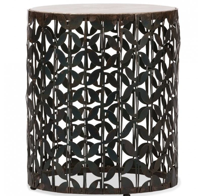 Gianna Accent Table, Blackened Iron by Gold Leaf Design Group | Accent Tables | Modishstore - 4