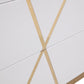 Modrest Nixa  Modern White & Gold Dresser-6