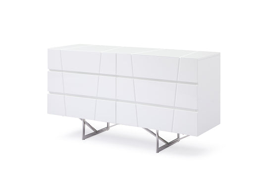 Modrest Chrysler Modern White Dresser | Modishstore | Dresser