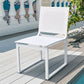 Renava Kayak - Modern Outdoor White Dining Chair (Set of 2) | Modishstore | Outdoor Chairs