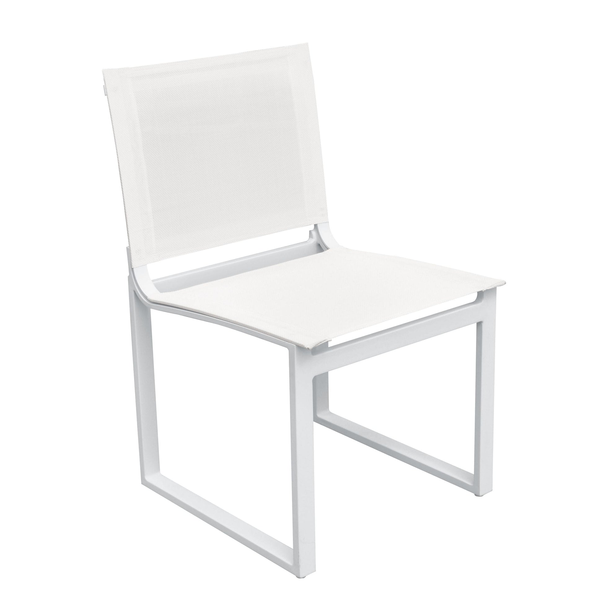 Renava Kayak - Modern Outdoor White Dining Chair (Set of 2)-2