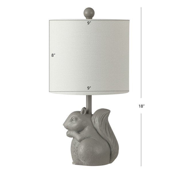 Safavieh Sunny Squirrel Lamp - Grey | Table Lamps | Modishstore - 3
