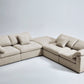 Divani Casa Kramer - Modern Modular Cream Fabric Sectional Sofa-2