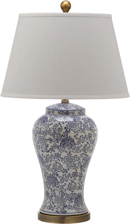 Safavieh Spring 29-Inch H Blossom Table Lamp Set Of 2 - Blue | Table Lamps | Modishstore - 3
