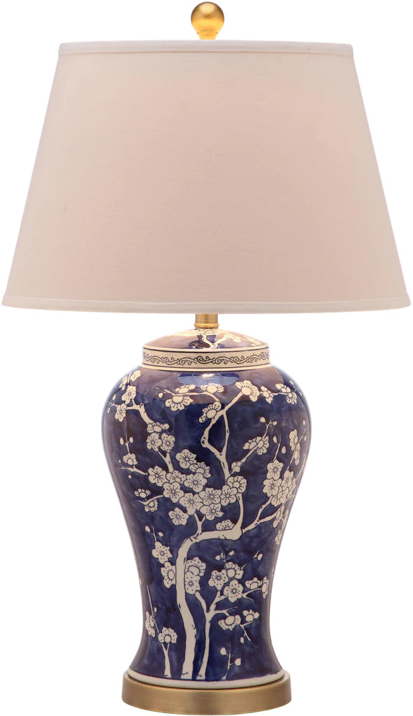 Safavieh Spring 29-Inch H Blossom Table Lamp Set Of 2 - Navy | Table Lamps | Modishstore - 2