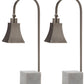 Safavieh Charley 26-Inch H Desk Lamp Set Of 2 - Nickel | Table Lamps | Modishstore - 2