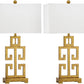 Safavieh Greek 29-Inch H Key Table Lamp Set Of 2 - Antique Gold | Table Lamps | Modishstore