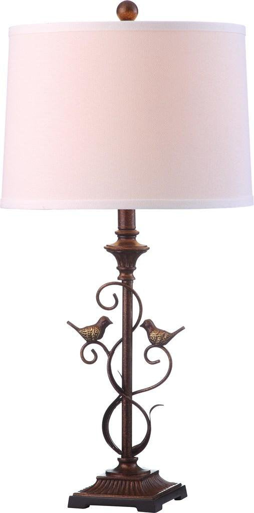 Safavieh Birdsong 28-Inch H Table Lamp Set Of 2 - Oil Rubbed Bronze (Black) | Table Lamps | Modishstore - 3