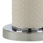 Safavieh Ollie 31.5-Inch H Faux Woven Leather Table Lamp Set Of 2 - Cream | Table Lamps | Modishstore - 2