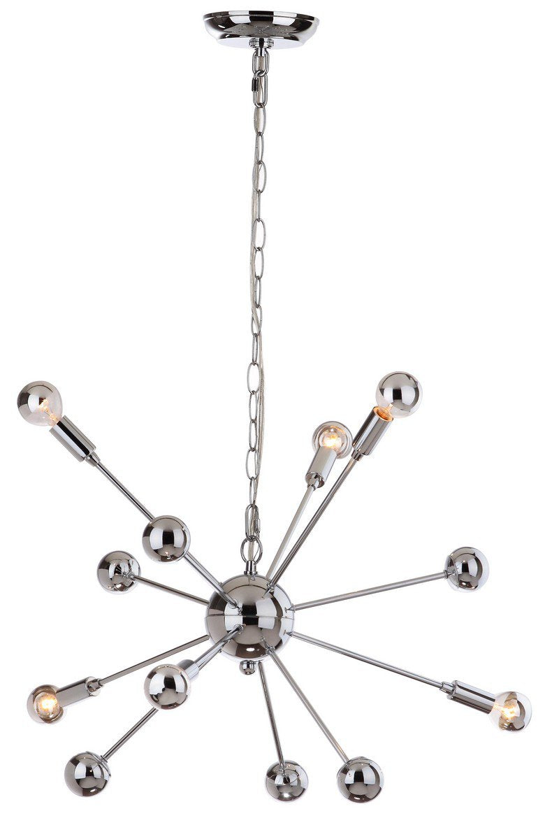 Safavieh Matrix Sputnik 6 Light Chrome 24.75 Inch Dia Pendant - Chrome | Pendant Lamps | Modishstore - 3