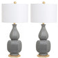 Safavieh Cleo 31.5-Inch H Table Lamp Set Of 2 - Grey | Table Lamps | Modishstore - 2
