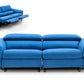Divani Casa Maine - Modern Royal Blue Fabric Sofa w/ Electric Recliners | Modishstore | Sofas