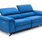 Divani Casa Maine - Modern Royal Blue Fabric Sofa w/ Electric Recliners-2