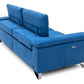 Divani Casa Maine - Modern Royal Blue Fabric Sofa w/ Electric Recliners-4