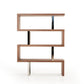 Modrest Maze Modern Walnut Bookcase | Modishstore | Bookcases-4