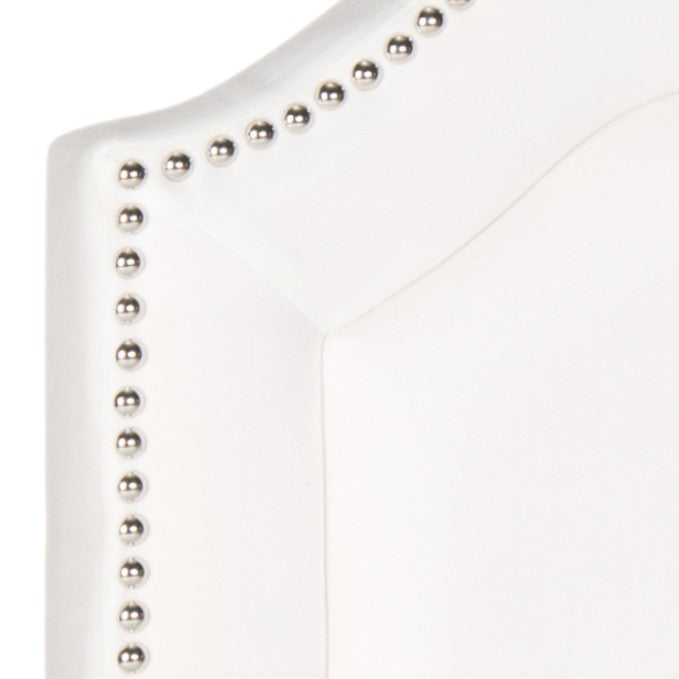 Safavieh Alexia Headboard King Size - White | Headboards | Modishstore - 4