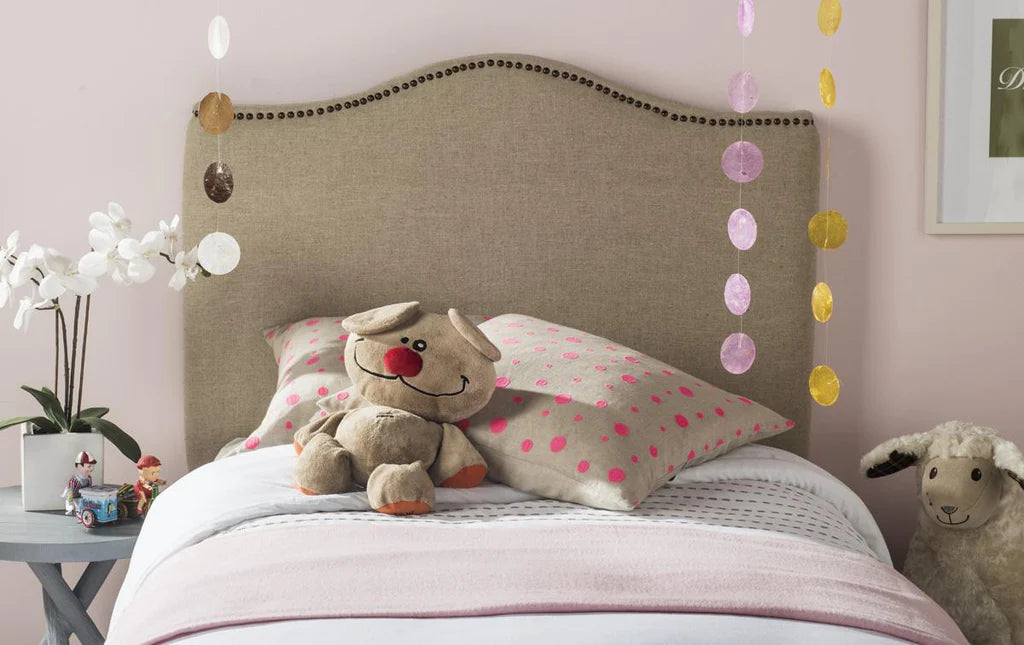 Safavieh Jeneve Twin Headboard Kids Size - Hemp | Headboards | Modishstore - 3