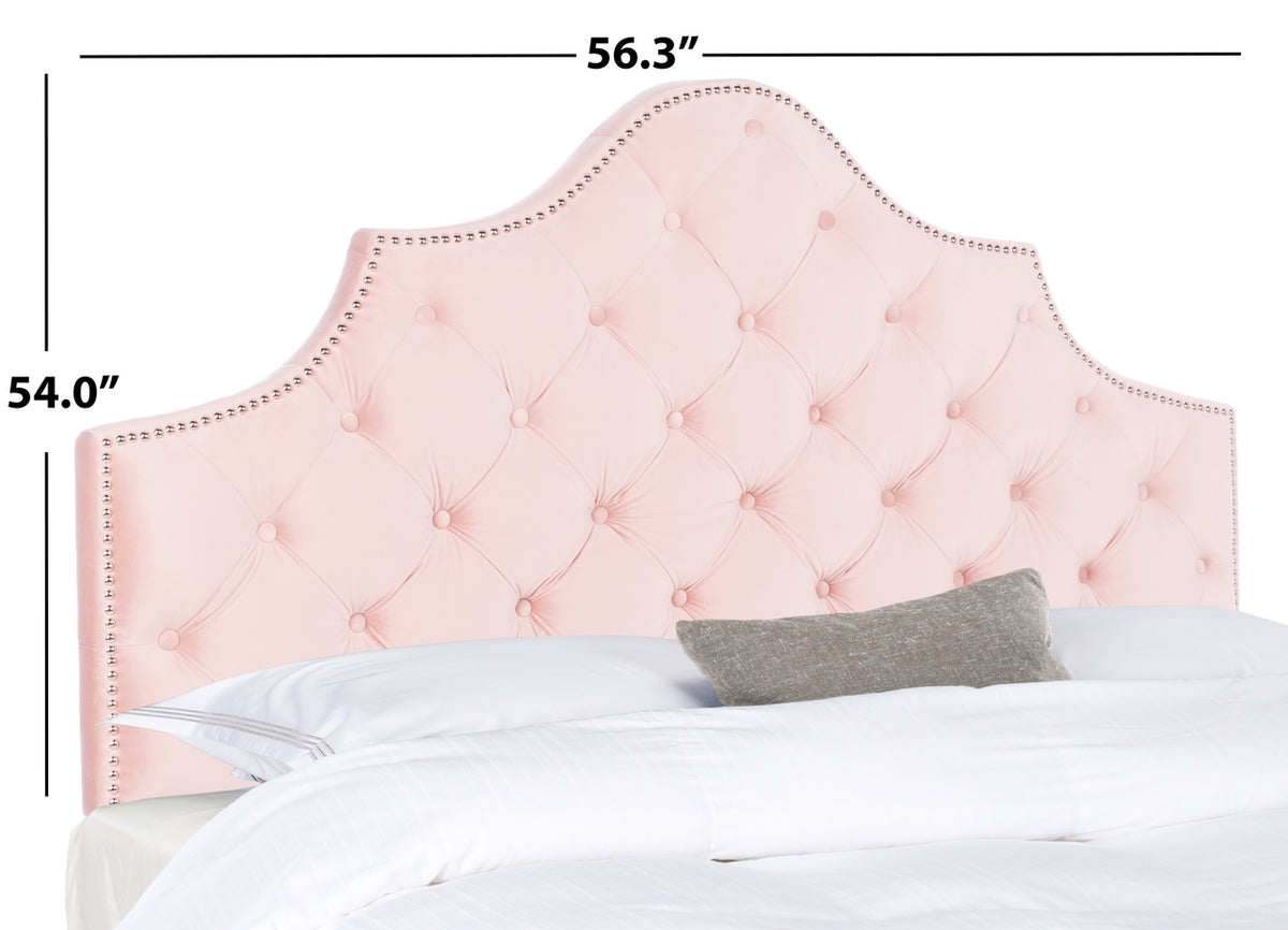 Safavieh Arebelle Queen Headboard Queen Size - Blush | Headboards | Modishstore - 4