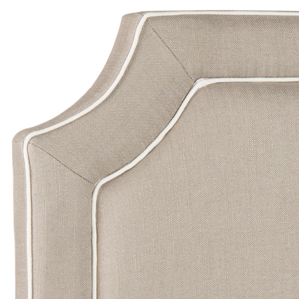 Safavieh Dane Queen Headboard Queen Size - Oyster Grey | Headboards | Modishstore - 3