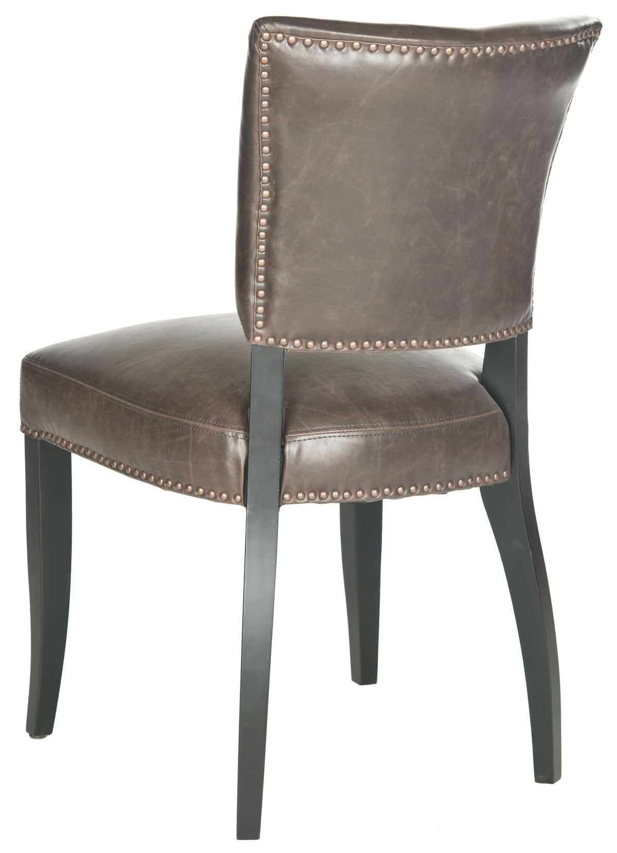 Safavieh Desa Side Chair - Brass Nail Heads | Dining Chairs | Modishstore - 5