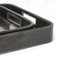 Derby Rectangle Leather Tray Set Black By Regina Andrew | Trays | Modishstore - 3