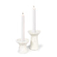 Klein Marble Candle Holder Set White By Regina Andrew | Candle Holders | Modishstore - 3