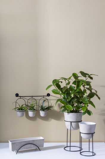 Meliora Tan Hanging Pots Collection By Accent Decor | Planters, Troughs & Cachepots | Modishstore - 4