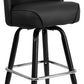 Flash Furniture Metal Barstool With Swivel Bucket Seat | Bar Stools | Modishstore